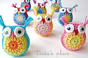Crochet owls free pattern
