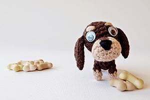 Cute little amigurumi dogs