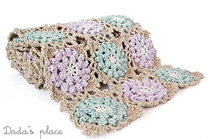 Dadas place crochet shawl pattern