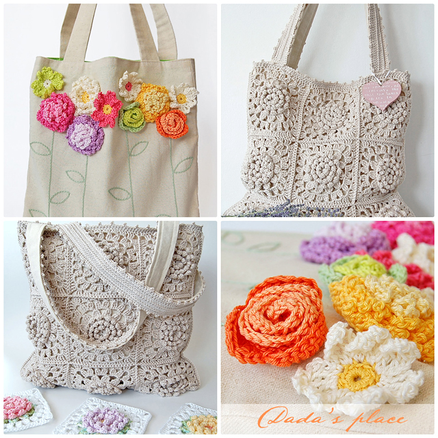 Dada's place crochet bags