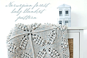 Norwegian forest baby blanket pattern