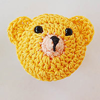 crochet-yellow-bear-head