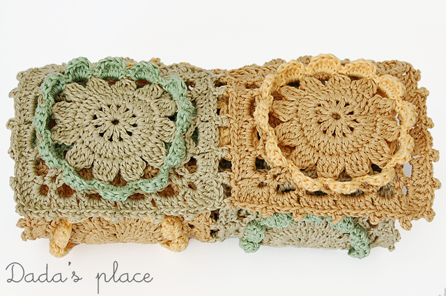 Autumn colors crochet scarf