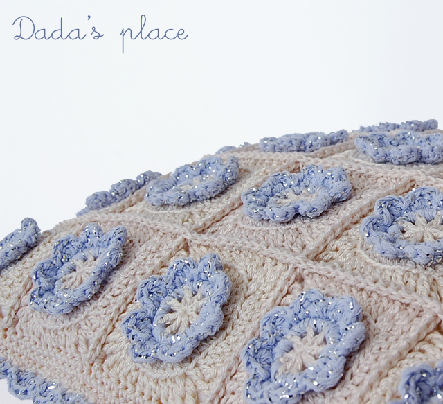 Beautiful crochet cushion