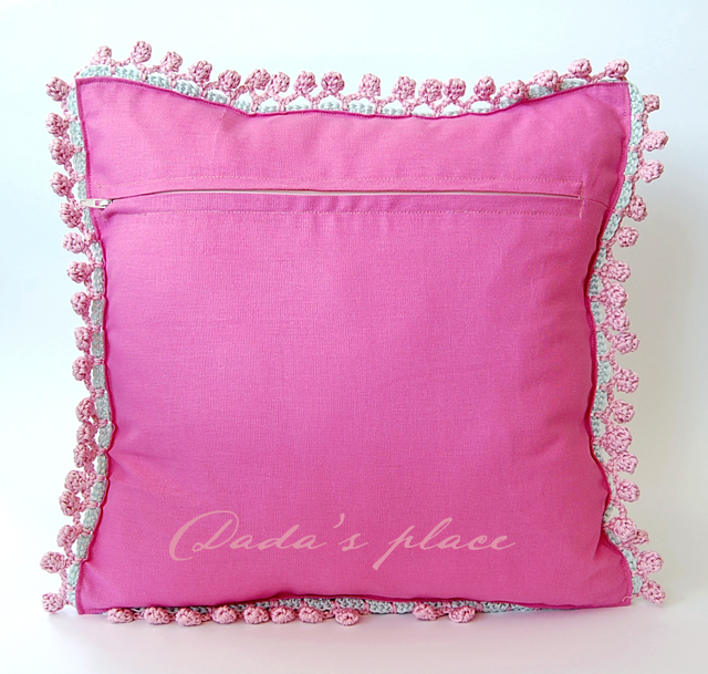 Beautiful crochet cushion