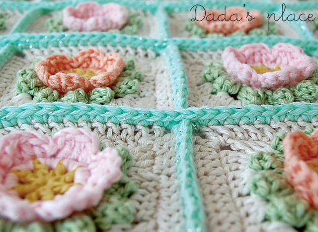 Beautiful granny square pattern