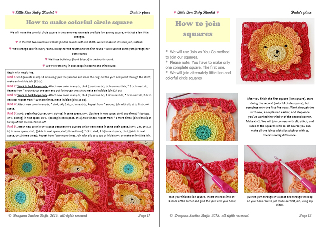 Crochet baby blanket pattern and step by step tutorial