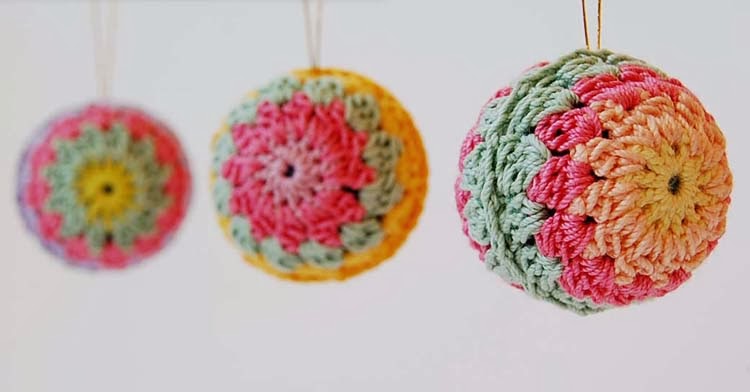 Crochet christmas ornaments