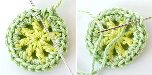 Crochet flower free tutorial