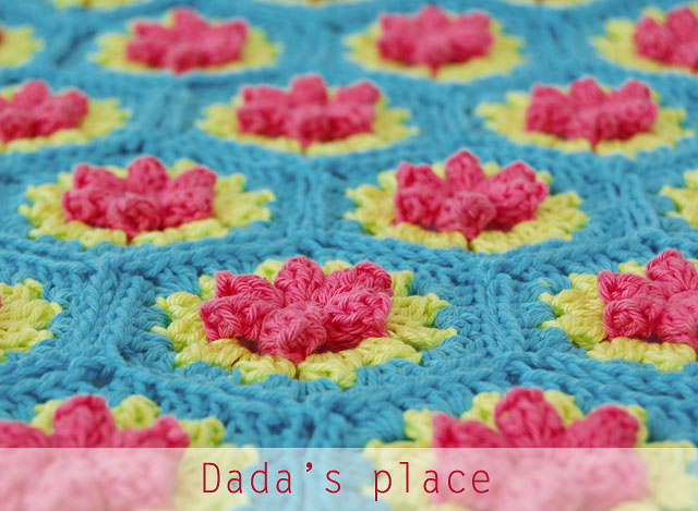 Hexagon crochet blanket