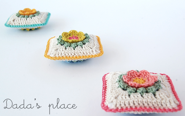 Crochet lavender sachets