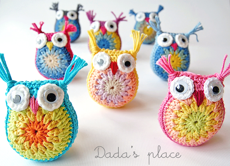 Crochet owls free pattern