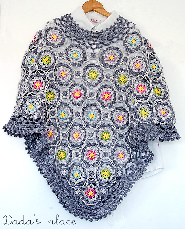 Crochet poncho