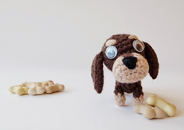 Cute little amigurumi dogs