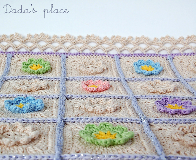 Dadas place beautiful crochet blanket