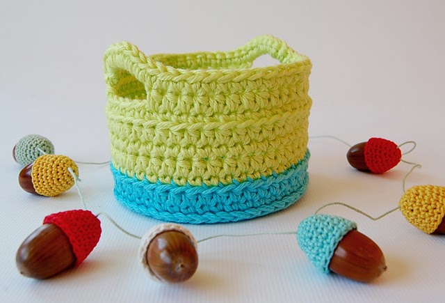 Dadas place crochet basket