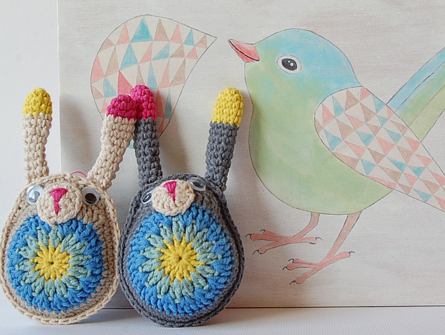 Dadas place crochet bunnies