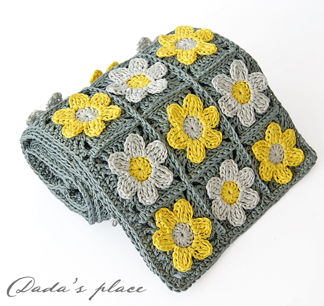 Dadas place crochet scarf pattern