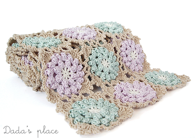 Dadas place crochet shawl pattern