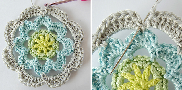 Free crochet flower tutorial for beginners