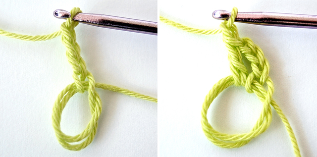 Free crochet motif step by step photo tutorial