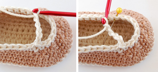 Free tutorial step by step crochet baby booties