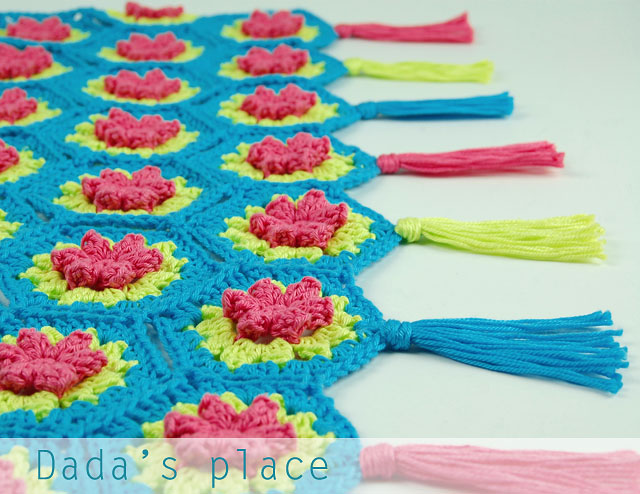 Hexagon blanket border Hexagon blanket border