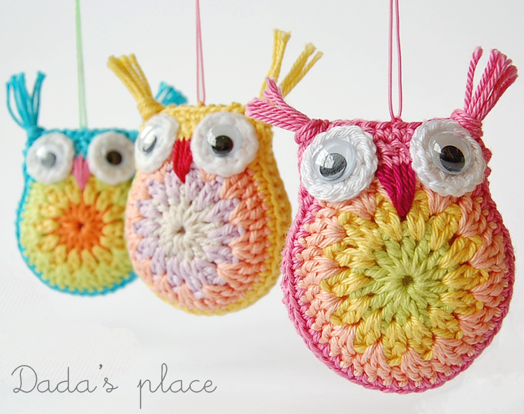 Little crochet owls free pattern