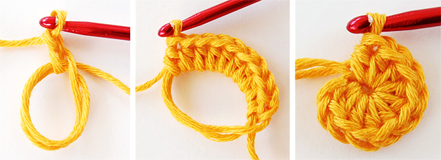 Simple crochet flower free photo tutorial
