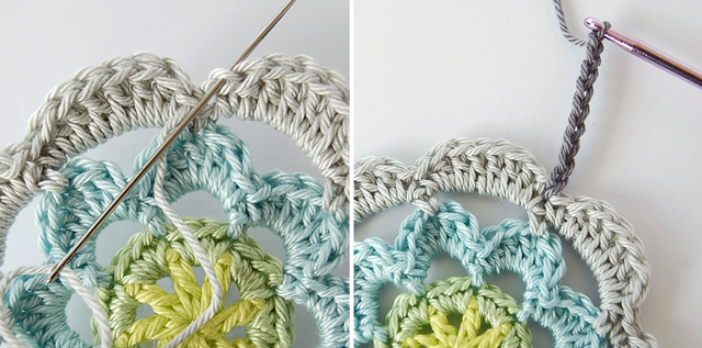 Step by step free crochet flower tutorial