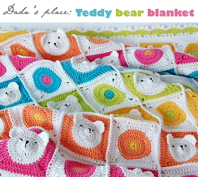 Teddy bear baby blanket pattern