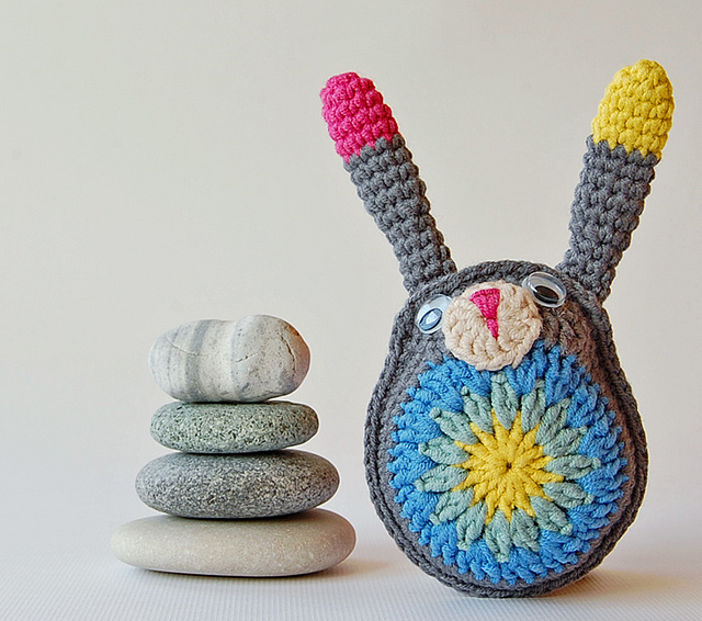 The cutest crochet bunny