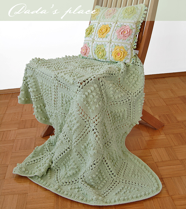 Vintage crochet blanket