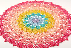 Rainbow Doily