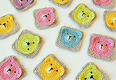 Teddy Bear Granny Square