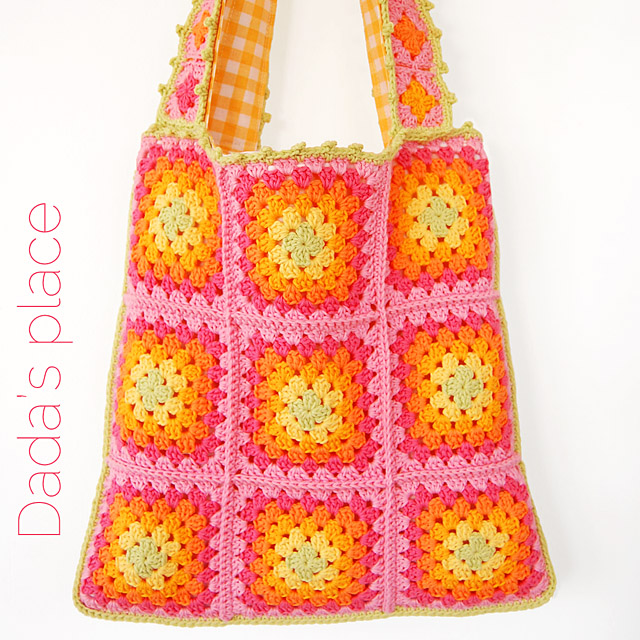 Granny Square Bag Crochet Afghan Bag Crochet Patchwork Bag 