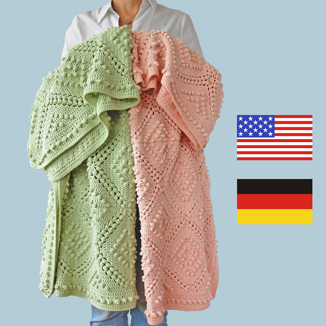 Fenya blanket pattern in German