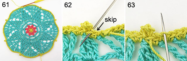 free crochet pattern - mandala step-by-step tutorial