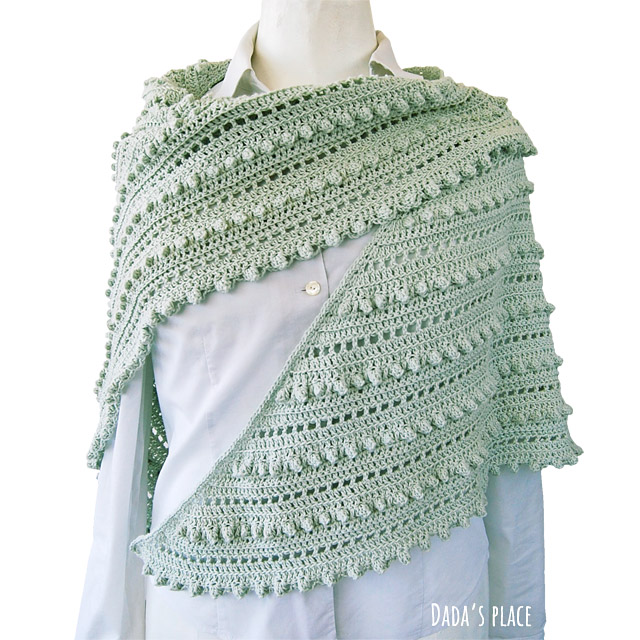 crochet shawl pattern by dada's place