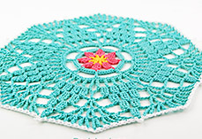 Doily turquoise