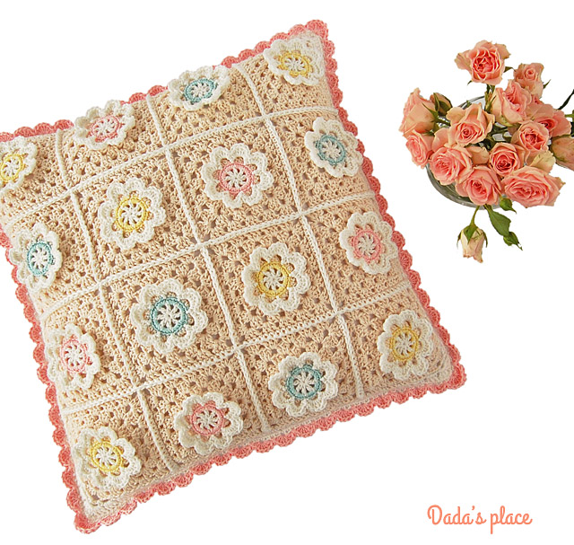 Florina crochet cushion pattern