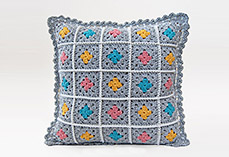 Classic Granny Square Pillow