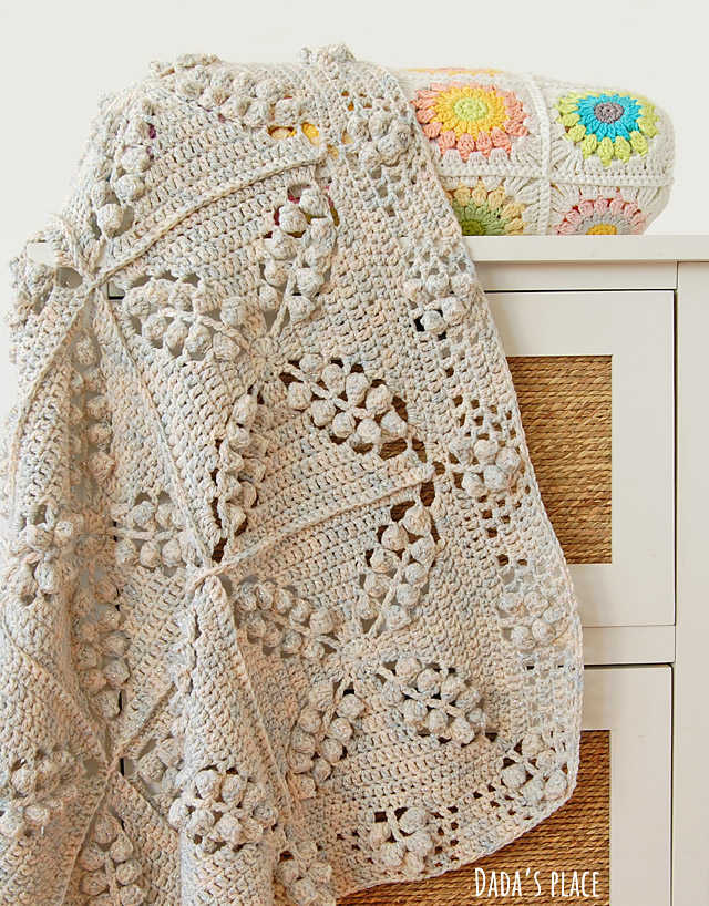 Free vintage style crochet blanket pattern