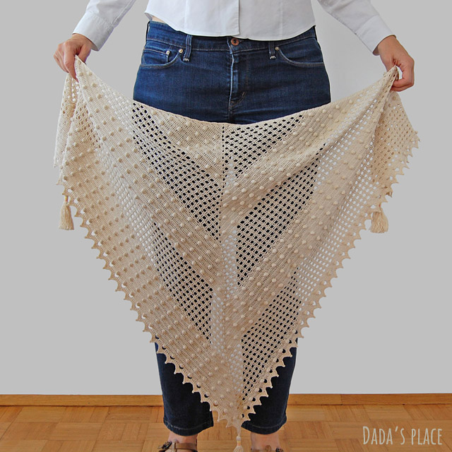 Awana crochet shawl pattern