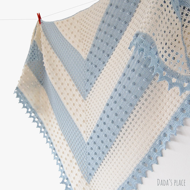 Crochet shawl pattern Awana shawl