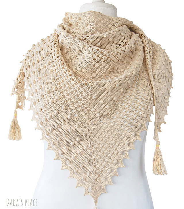 Awana summer crochet shawl pattern