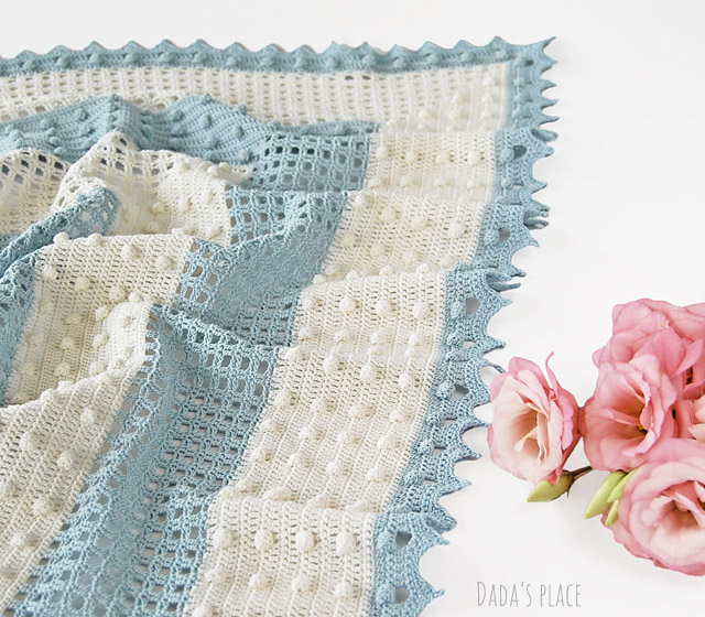 Crochet summer shawl pattern by dadas place