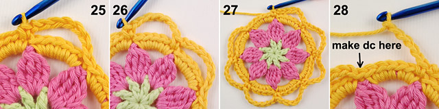 Free crochet baby blanket tutorial by dadas place 7