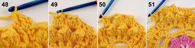 Dadas place free crochet blanket pattern 