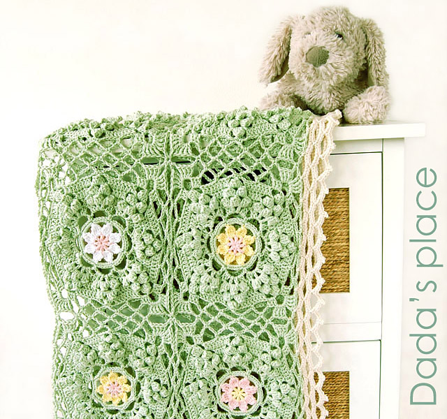 How to be a wildflower blanket free crochet tutorial